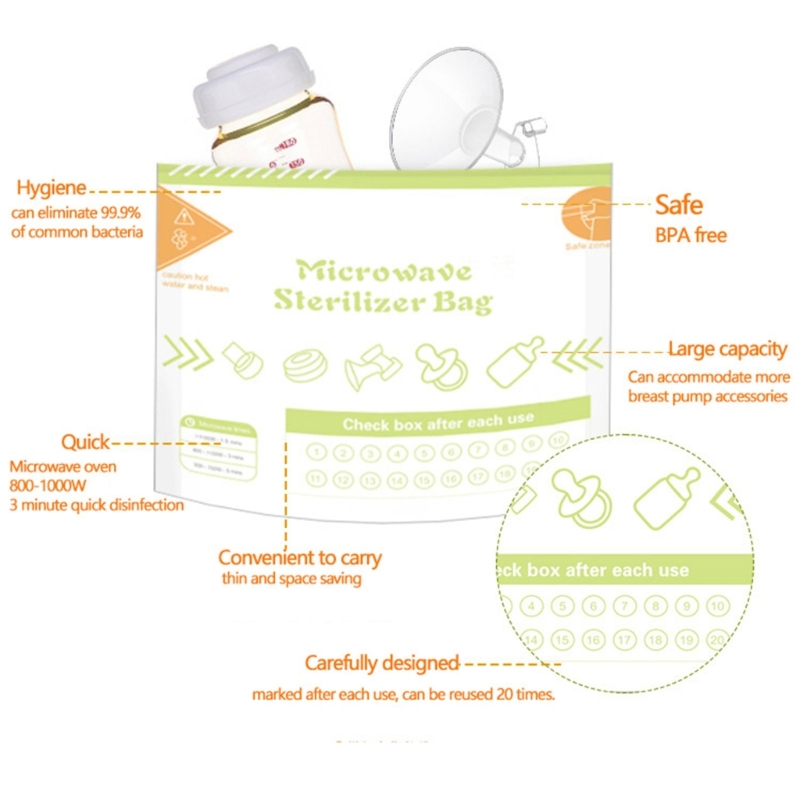 10 Sheets/set Reusable Microwa - đánh giá và giá Zwitsal Baby Products